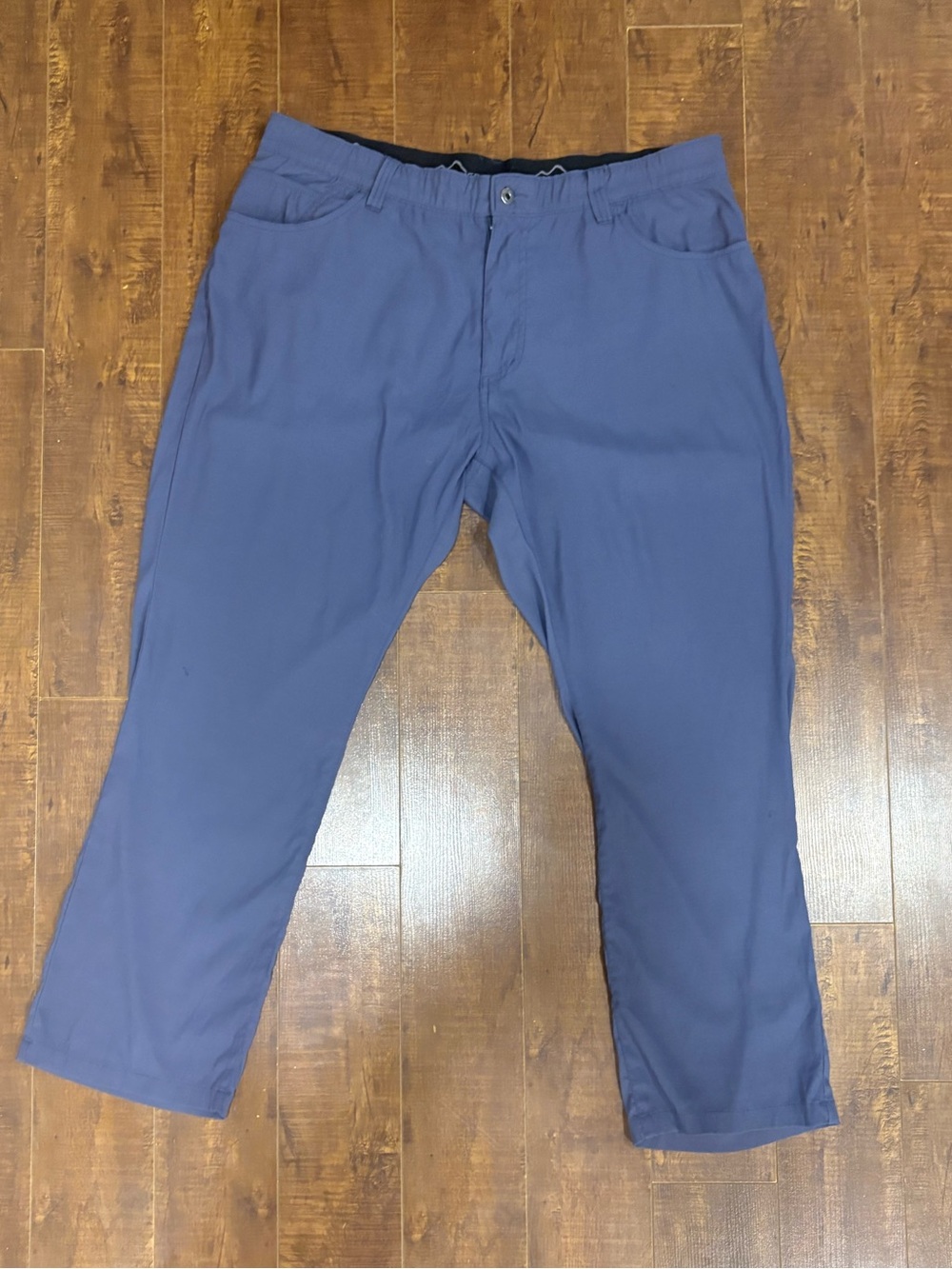 Eddie Bauer Men's Blue Technical Stretch Hiking & Travel Pants | Slate Blue - Picture 2 of 10